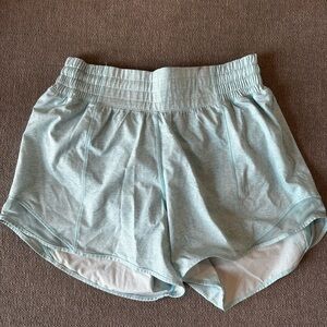 lululemon athletica Light Teal Athletic Shorts Tall